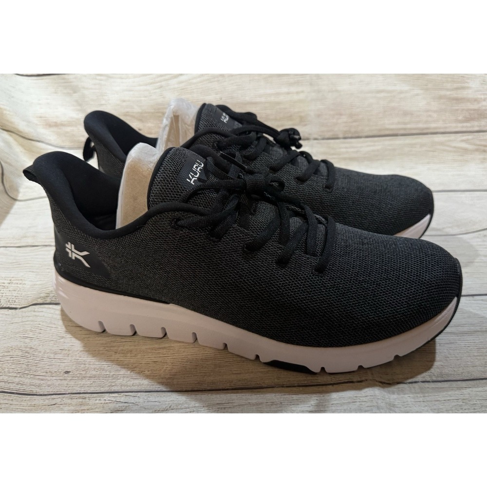 Mens Kuru Flex VIA Orthopedic Lace Up Comfort Black Shoes Sz 10 M
